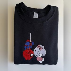 Spiderman x hello kitty sweatshirt